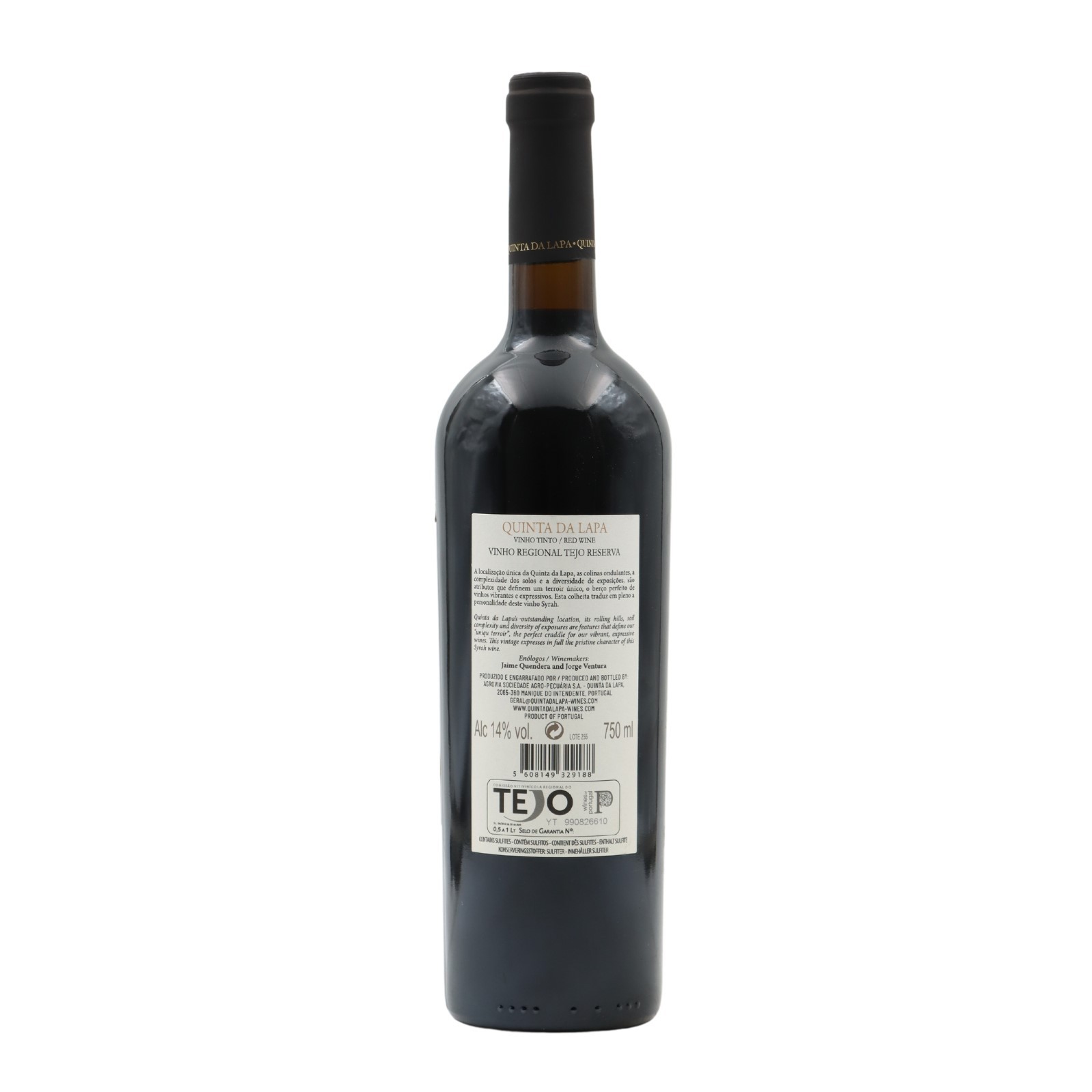 Quinta da Lapa Syrah Réserve Rouge 2019