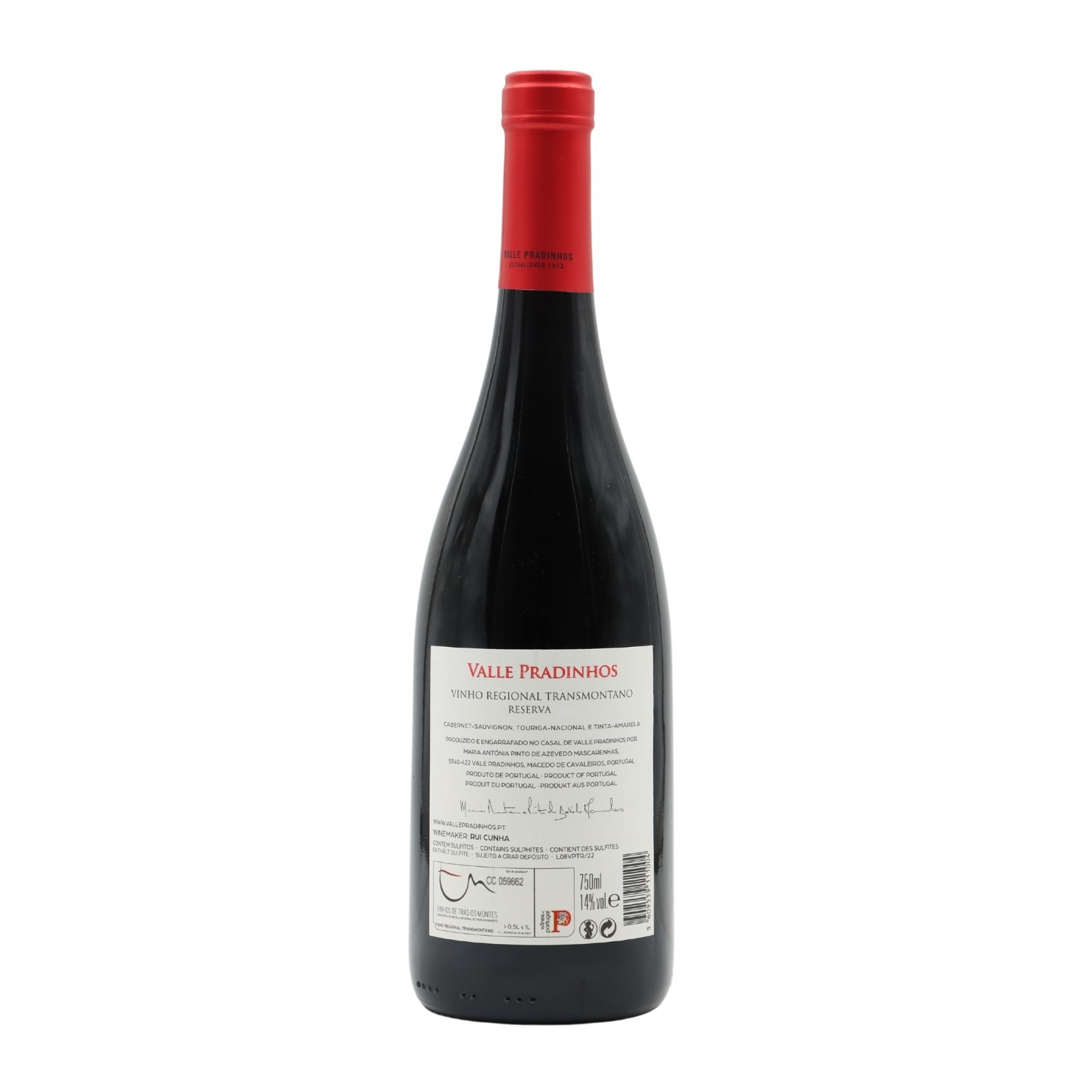 Valle Pradinhos Reserve Red 2022