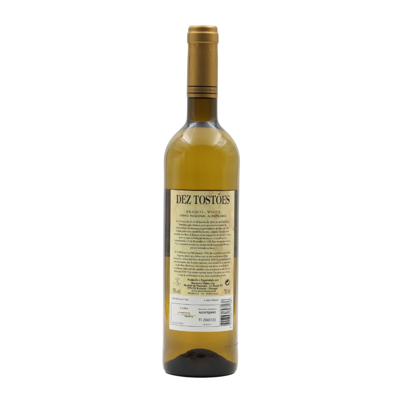 Herdade da Maroteira 10 Tostões White 2022