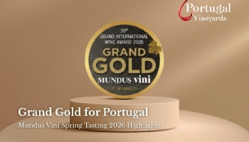 Grande medaglia d'oro per il Portogallo al Mundus Vini 2026